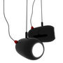 Hanging lamp-Marzais Creations-KINGSTON - Suspension Noir L15cm | Suspension Marz